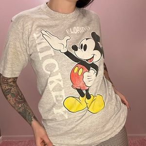Vintage 90s Mickey Mouse FLORIDA shirt size med